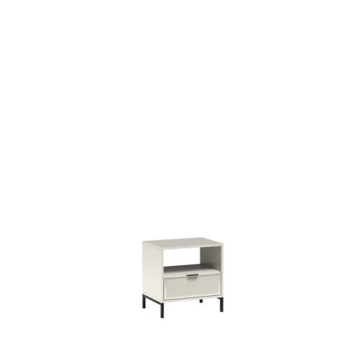 LINKaSTYLES-7 – Nightstand with 1 drawer, cashmere color