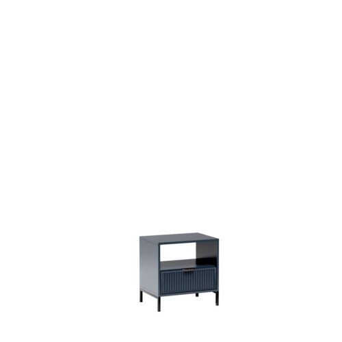LINKaSTYLES-7 – Indigo bedside table with 1 drawer