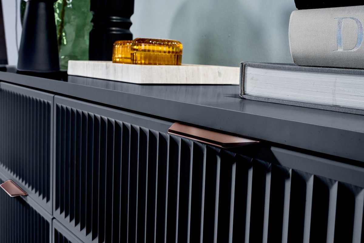 LINKaSTYLES-9 - Indigo Two-Drawer Console Dressing Table - Image 4