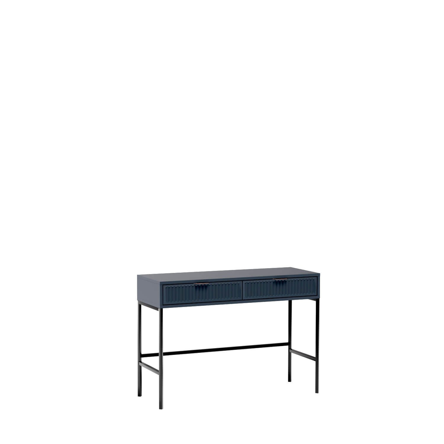 LINKaSTYLES-9 - Indigo Two-Drawer Console Dressing Table
