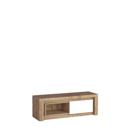 LIVINIO-10 – 1D Ribbeck TV cabinet, glossy white
