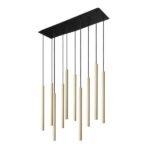 Laser solid brass pendant light