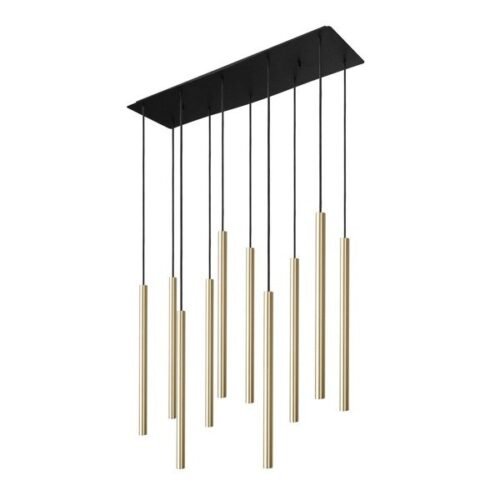 Laser solid brass pendant light