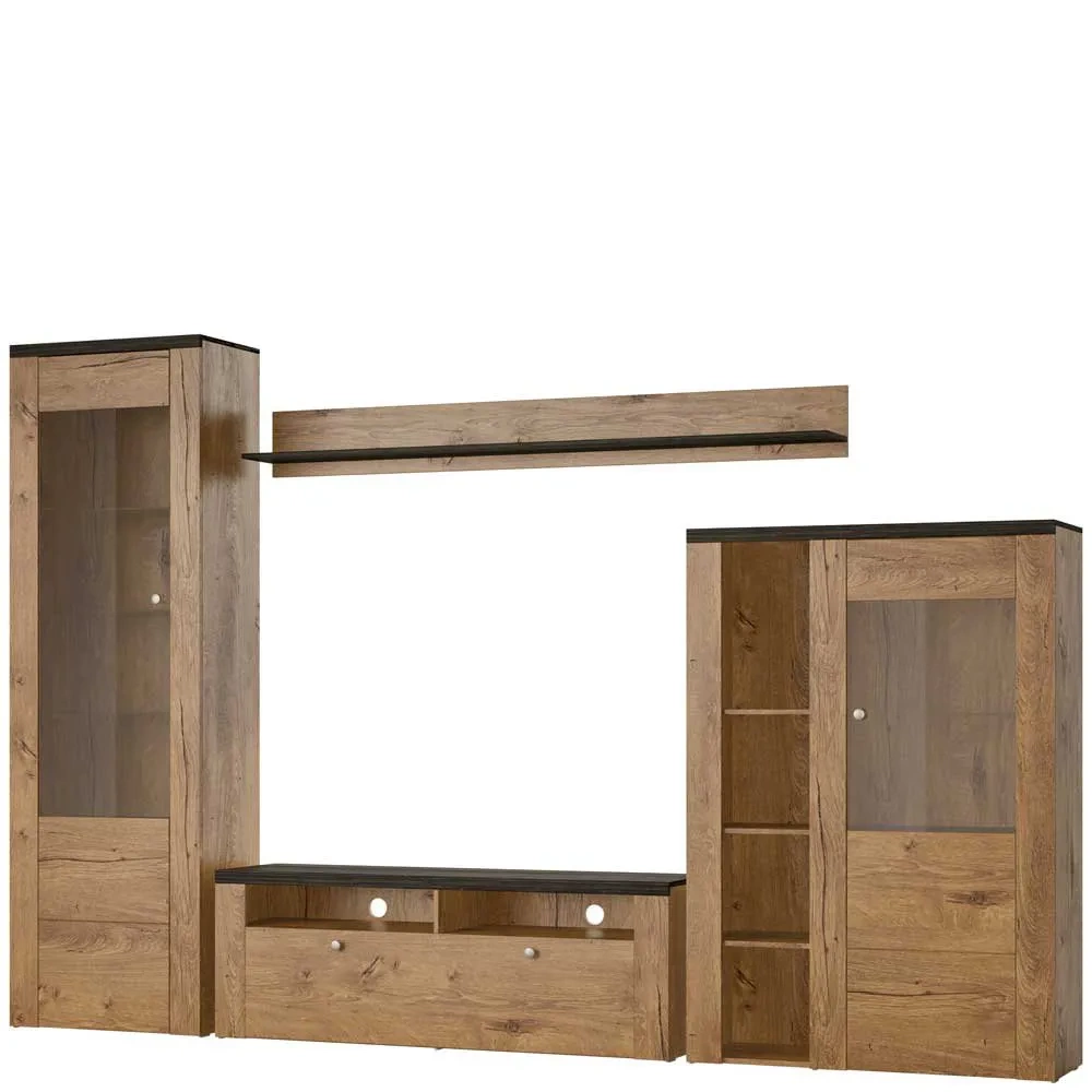 Larona wall cabinet Lefkas oak / Touchwood