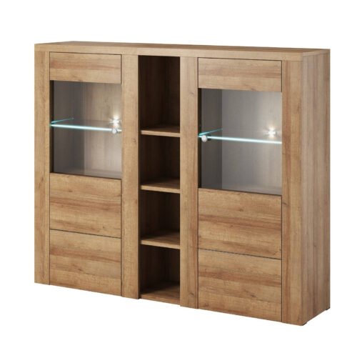 Larona 2-door bar cabinet, Riviera Oak