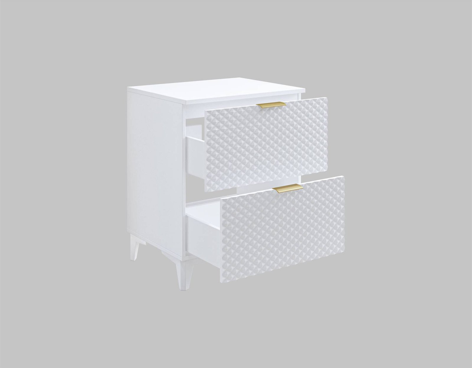 Laura - 2-S wall-mounted washbasin cabinet, 60 cm, matt white - Image 5