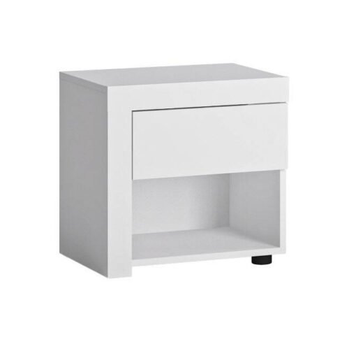Lyon White LYOK03L – Left bedside table 1S, white