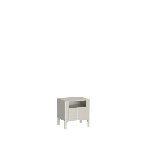 MALUMI-10 – Single-door cashmere bedside table