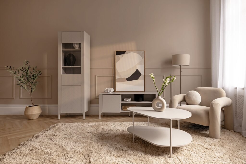 MALUMI-2 - Cashmere 2-door chest of drawers - Image 4
