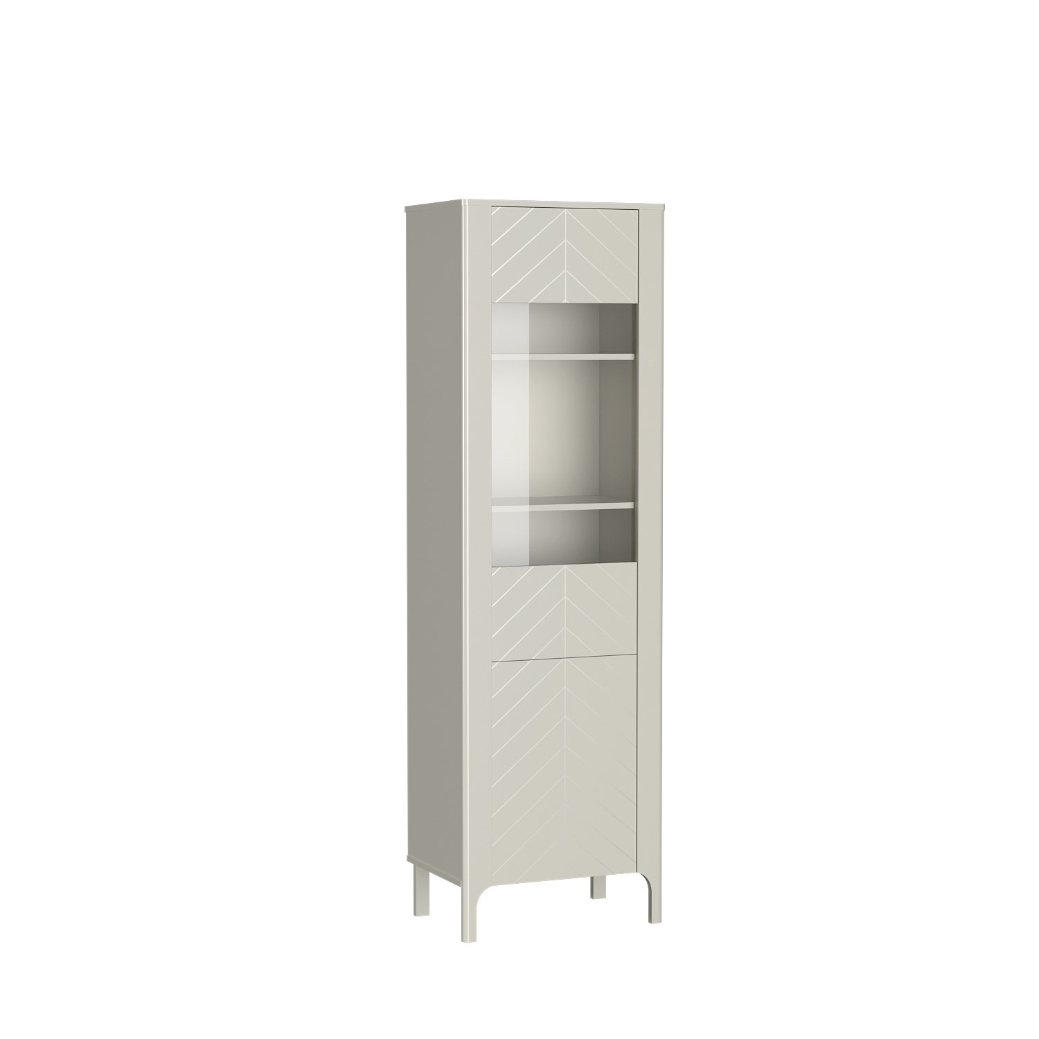 MALUMI-4 - 1-door cashmere display cabinet