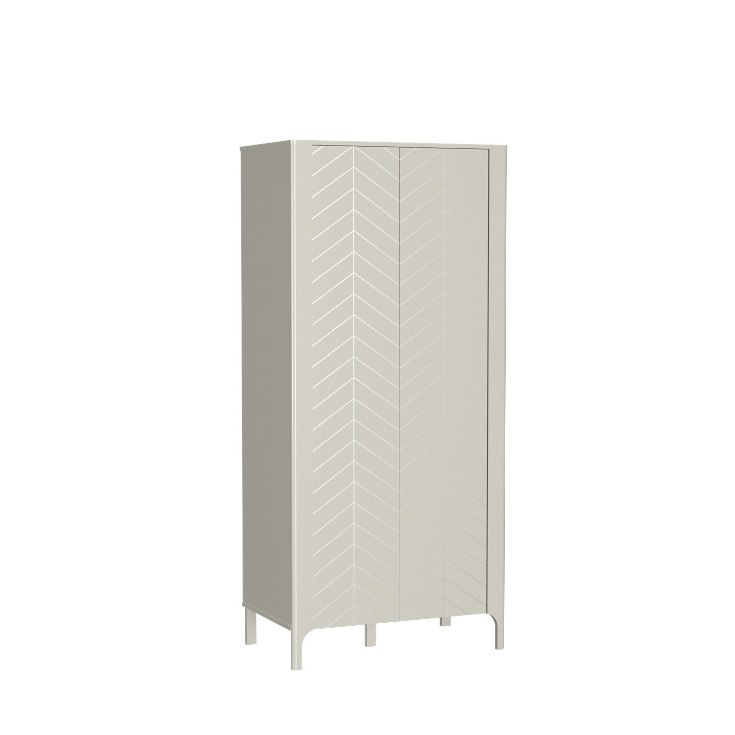 MALUMI-7 - Cashmere 2-door wardrobe
