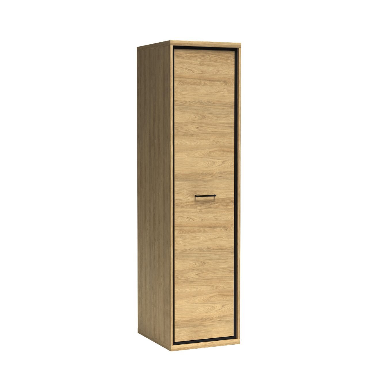 MEDIOLAN-2 - 1-door hickory wardrobe