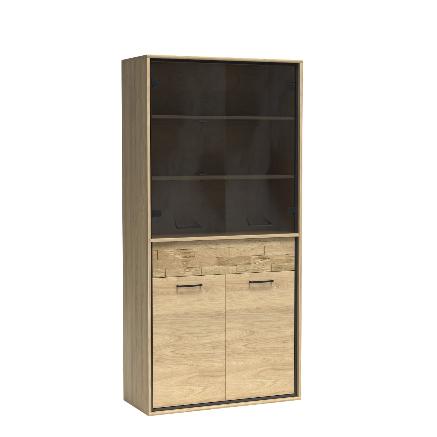 MILAN-3 - 4D1S Hickory showcase