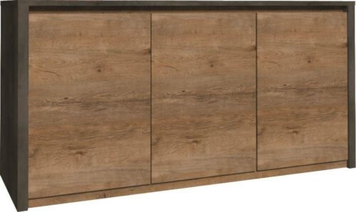 MONTANA GREY K3D – 3-door chest of drawers Lefkas oak/light gray