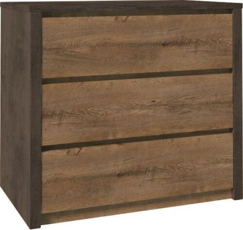 MONTANA GREY K3S – Chest of 3 drawers Lefkas oak/light gray