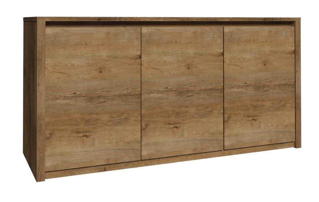 MONTANA LEFKAS K3D - 3-door chest of drawers Lefkas oak