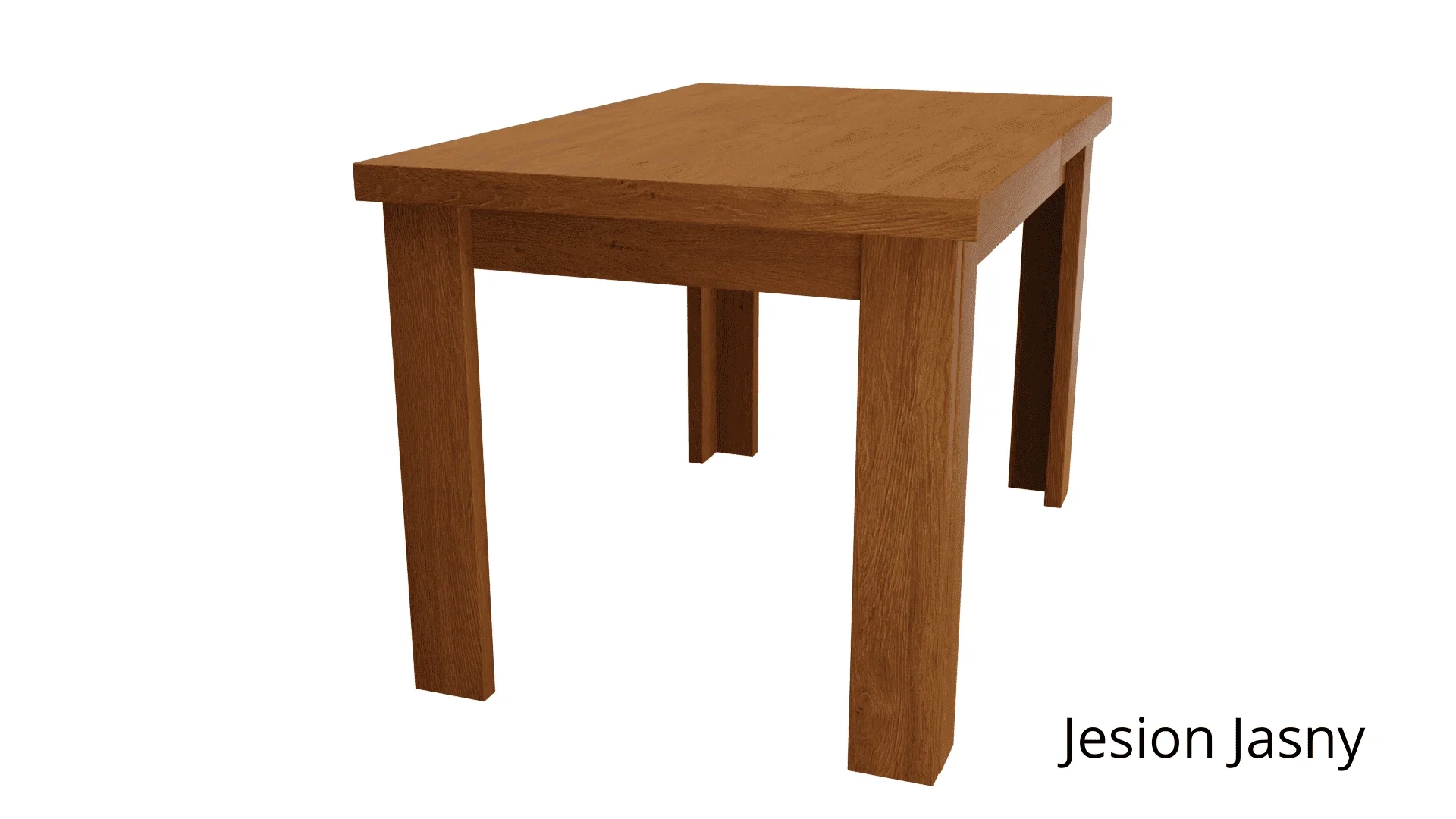 Small extendable dining table, light ash - Image 2