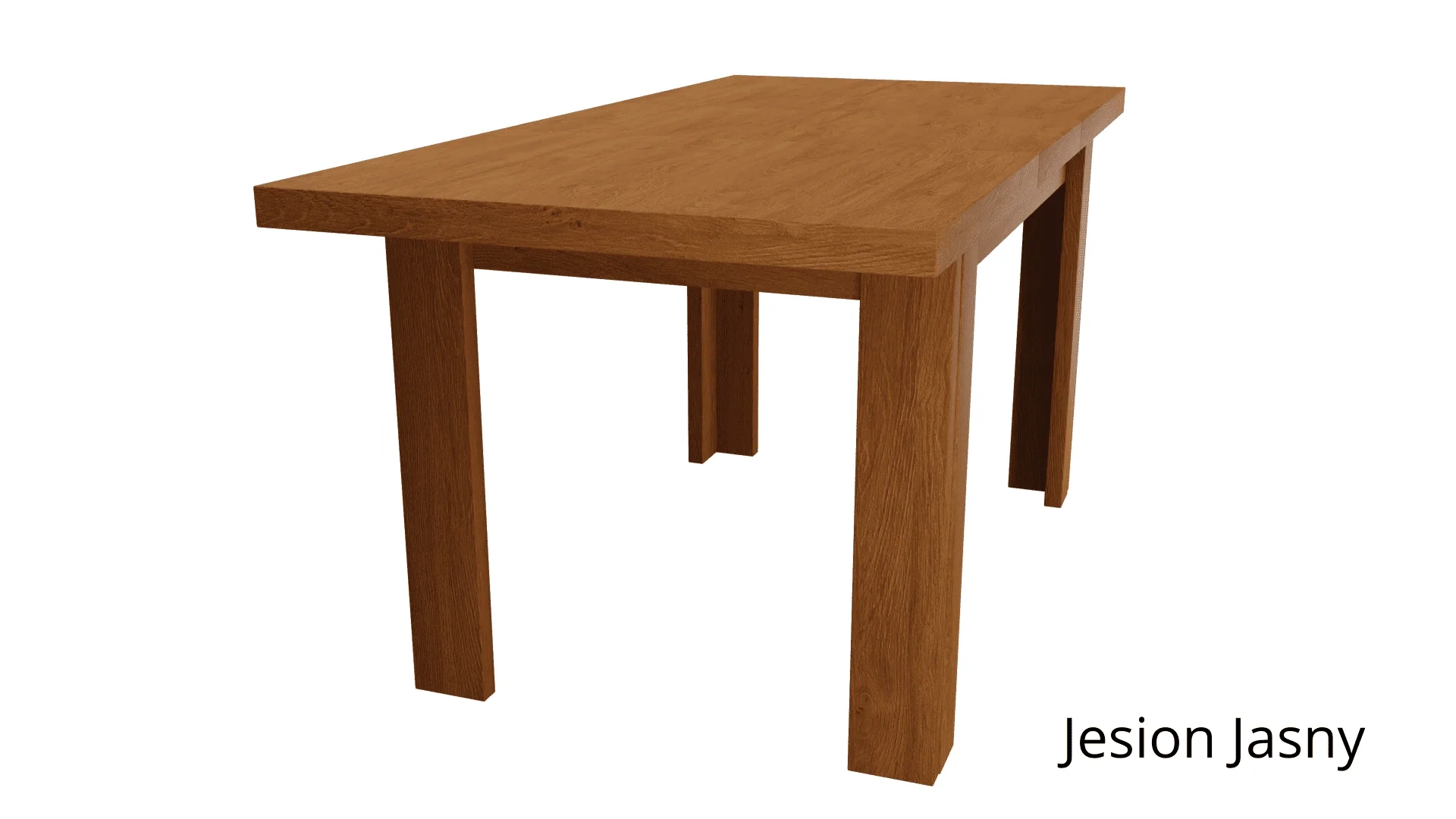 Small extendable dining table, light ash - Image 3