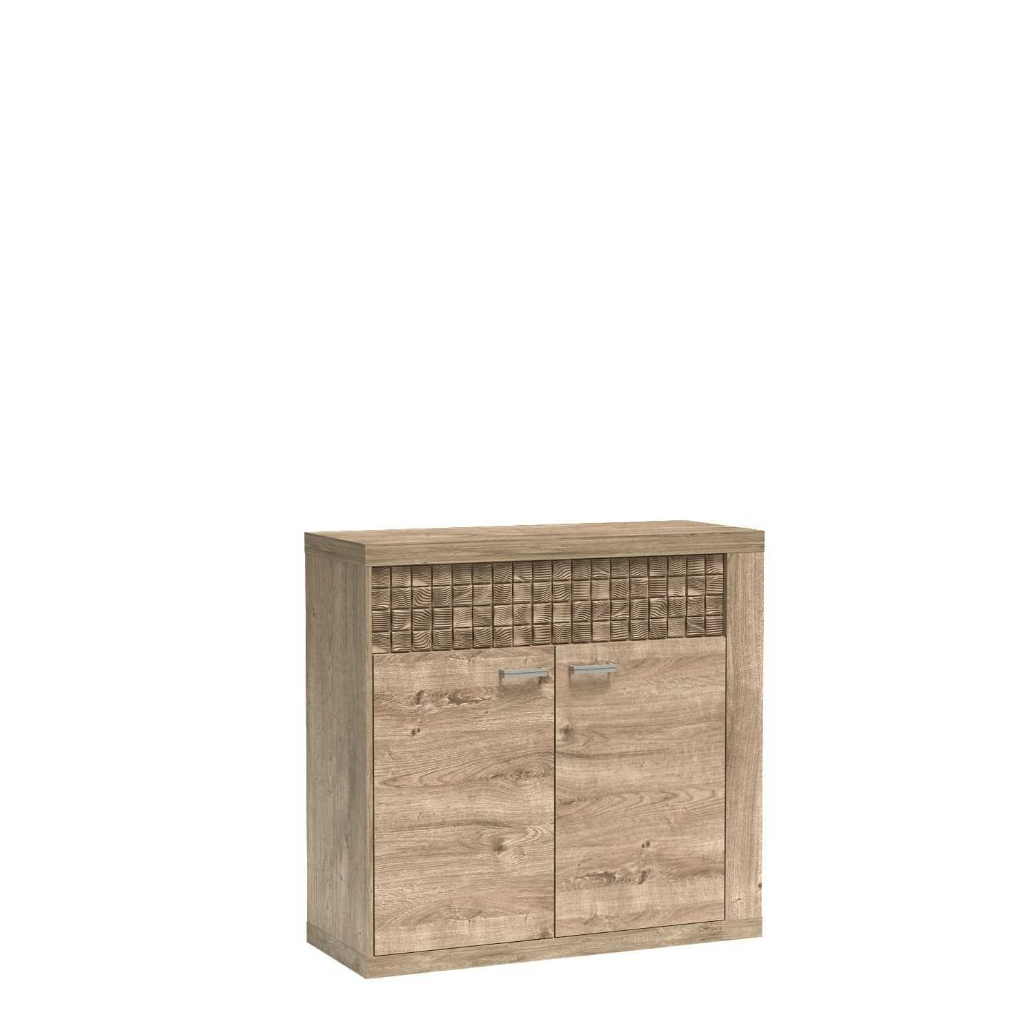 NATURAL-7 - 2D1S Ribbeck chest of drawers