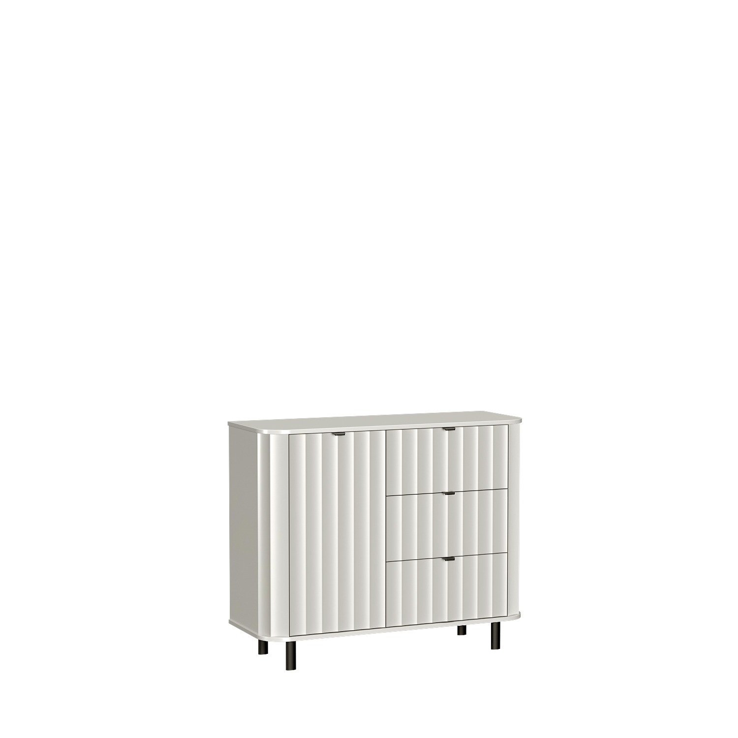 NOVADO-3 - Chest of drawers 1D3S Alpine white