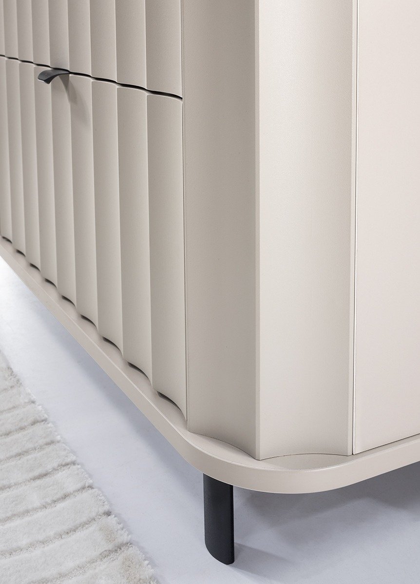 NOVADO-3 - Chest of drawers 1D3S gray clay color - Image 6
