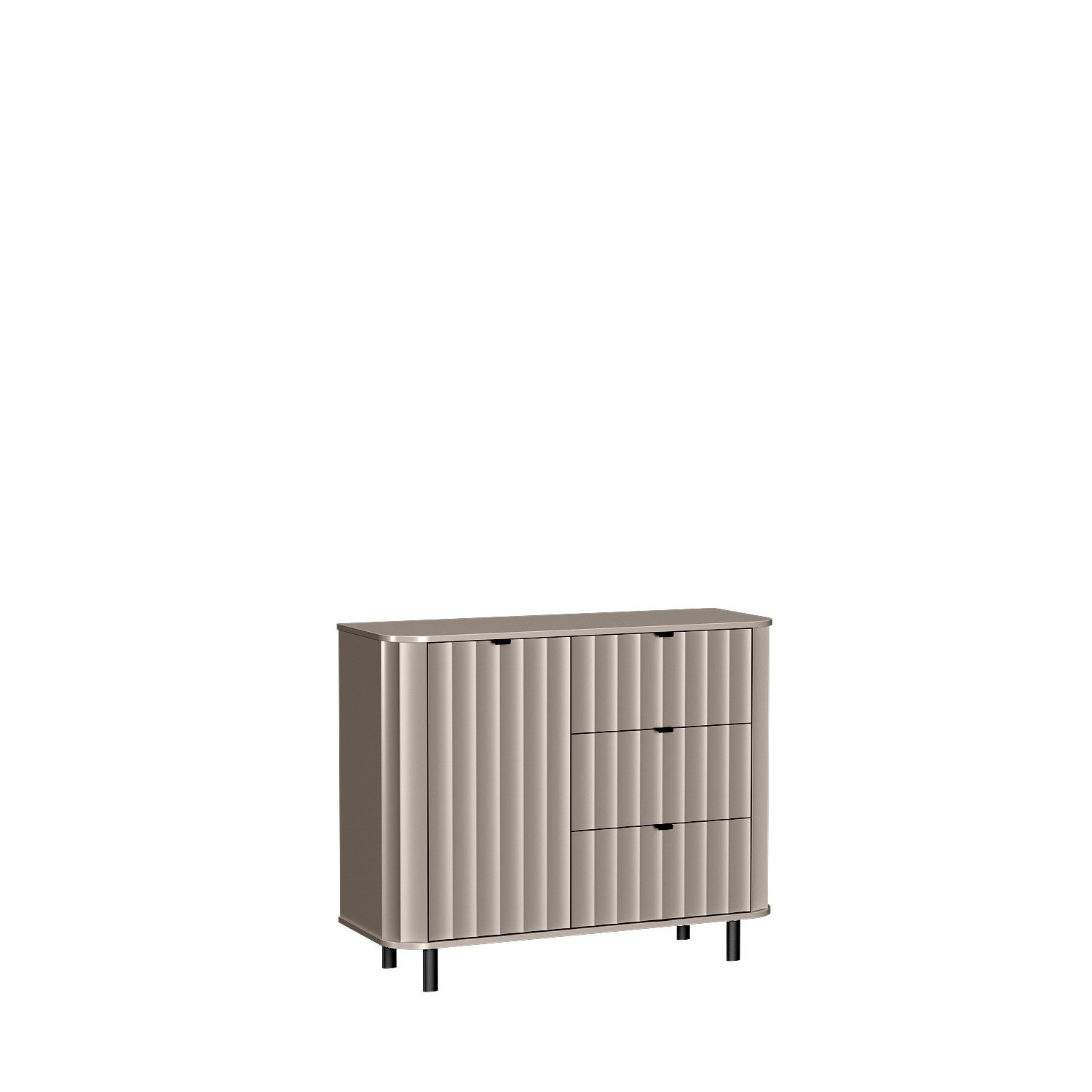 NOVADO-3 - Chest of drawers 1D3S gray clay color