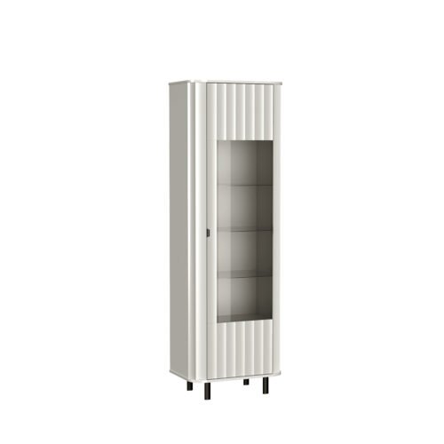 NOVADO-4 – Single-door display cabinet, Alpine white