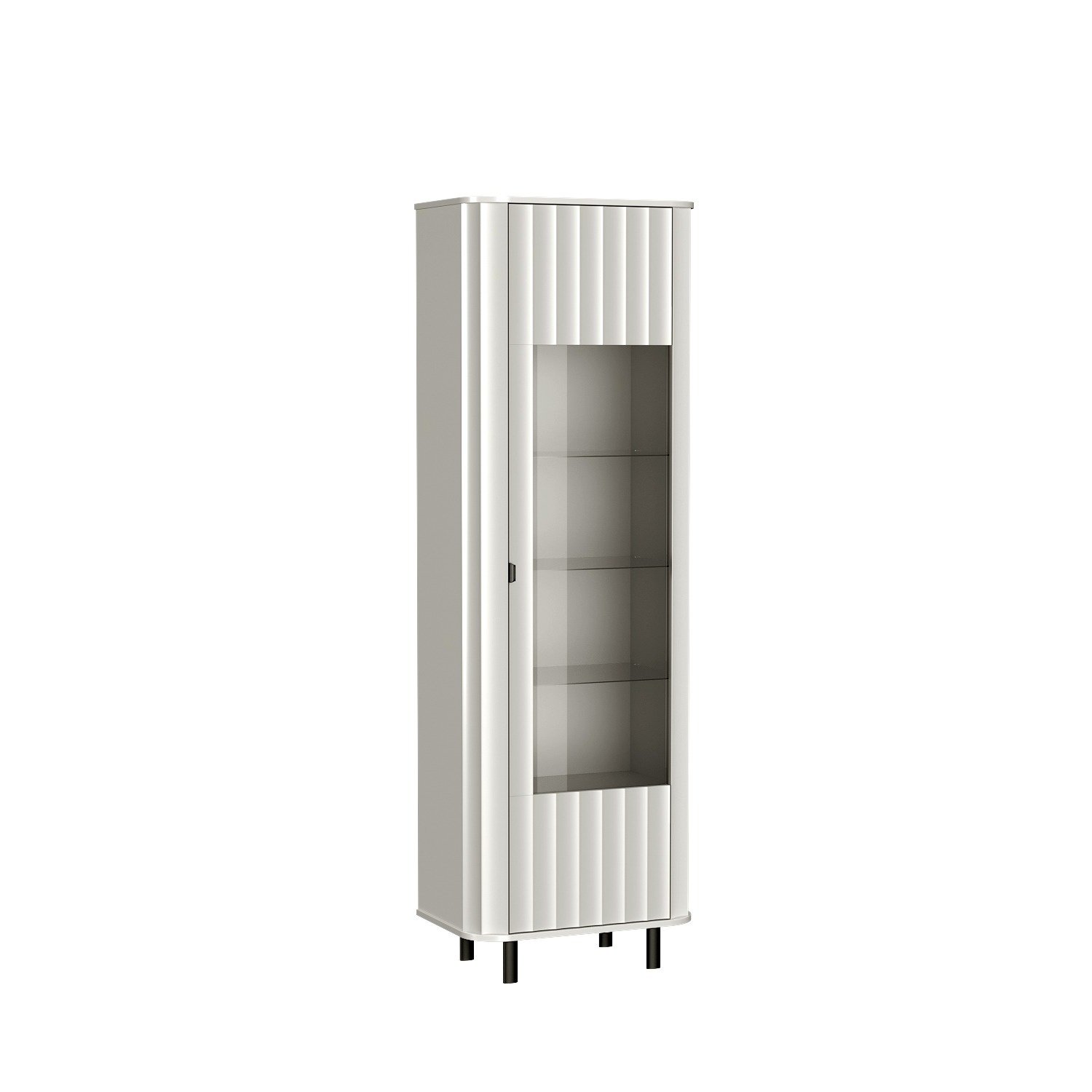 NOVADO-4 - Single-door display cabinet, Alpine white