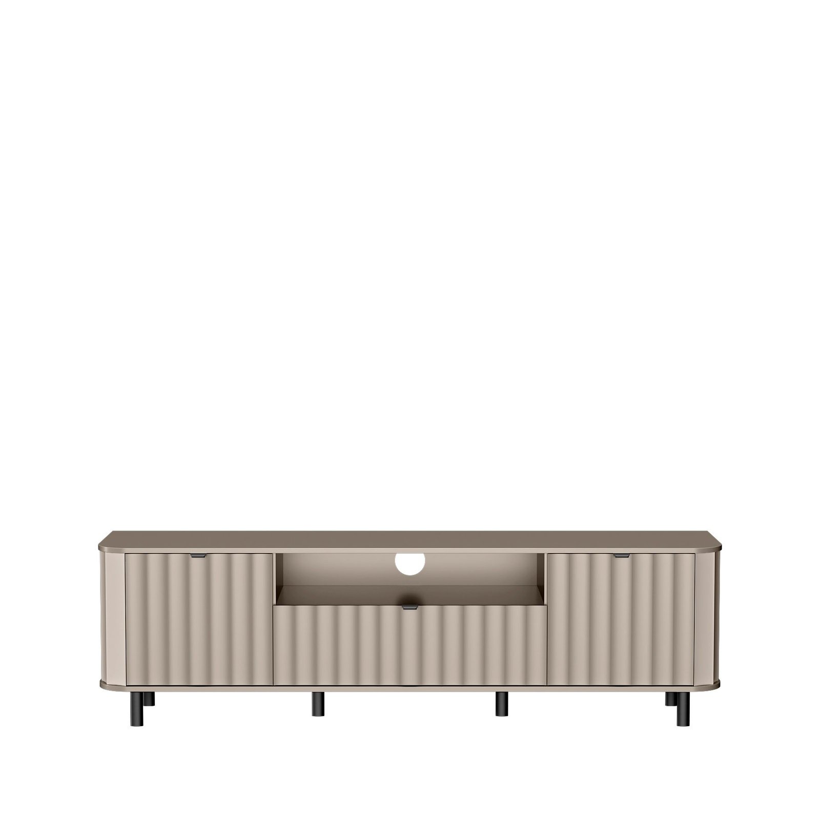 NOVADO-5 - TV cabinet 2D1S clay gray - Image 3