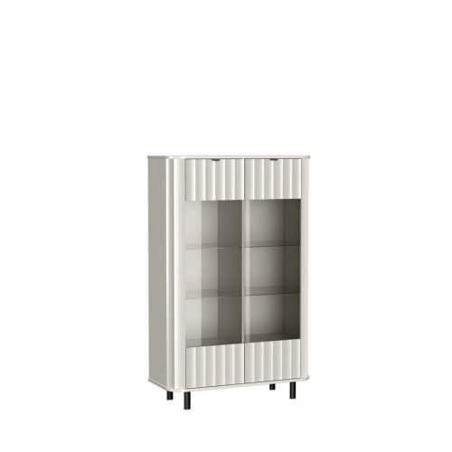 NOVADO-9 – 2-door display cabinet, Alpine white