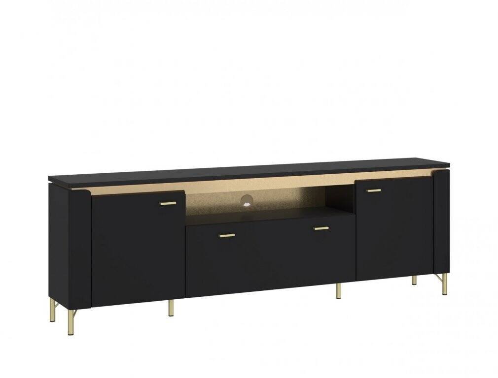 Norica LAZF03 - TV cabinet 2D1S matte black