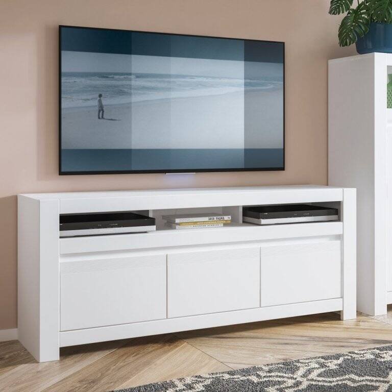 Novi NVIF01 - TV cabinet 2D1S white - Image 3