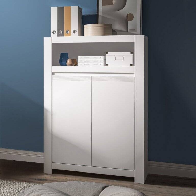Novi NVIK02 - 2-door chest of drawers, white - Image 3