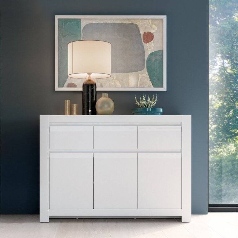 Novi NVIK04 - Chest of drawers 3D3S white - Image 3