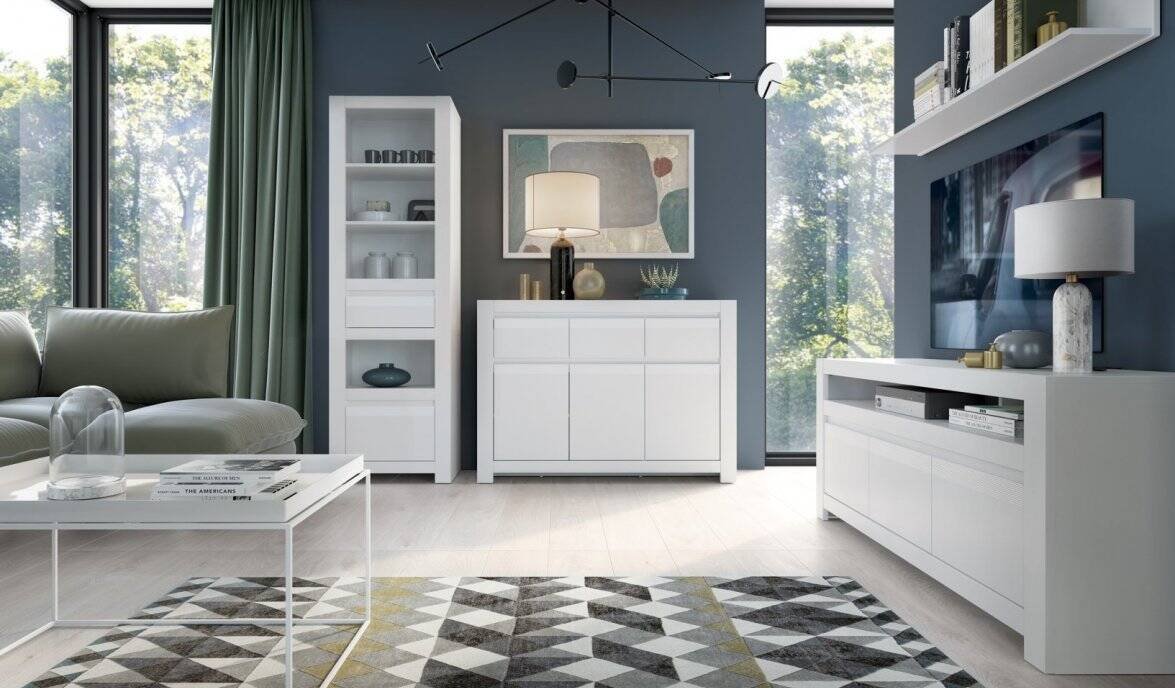 Novi NVIK04 - Chest of drawers 3D3S white - Image 4