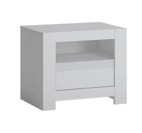 Novi NVIK05 – Bedside table 1S, white