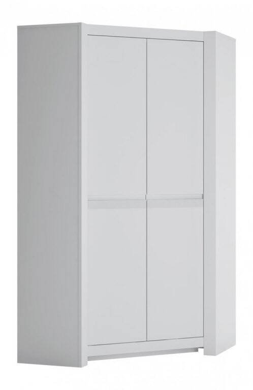 Novi NVIS03 – 2-door corner wardrobe, white
