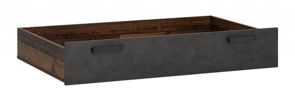 Nubi NUBZ02 – Bed Drawer + Mattress, Dark/Vintage Mix