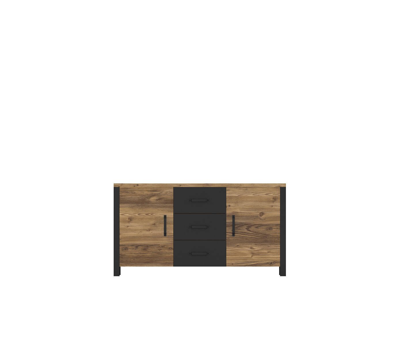 Olin WM chest of drawers 2D3S Appenzell spruce / matte black - Image 4