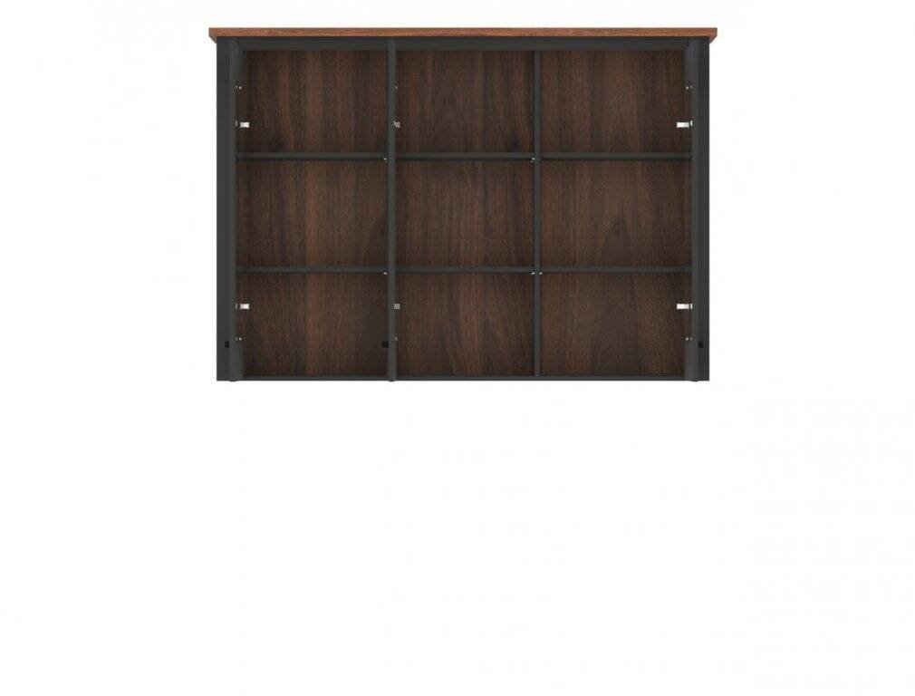 Perazzo PEZK02 - 3-door chest of drawers, anthracite/amaretto color, Hudson oak color - Image 2