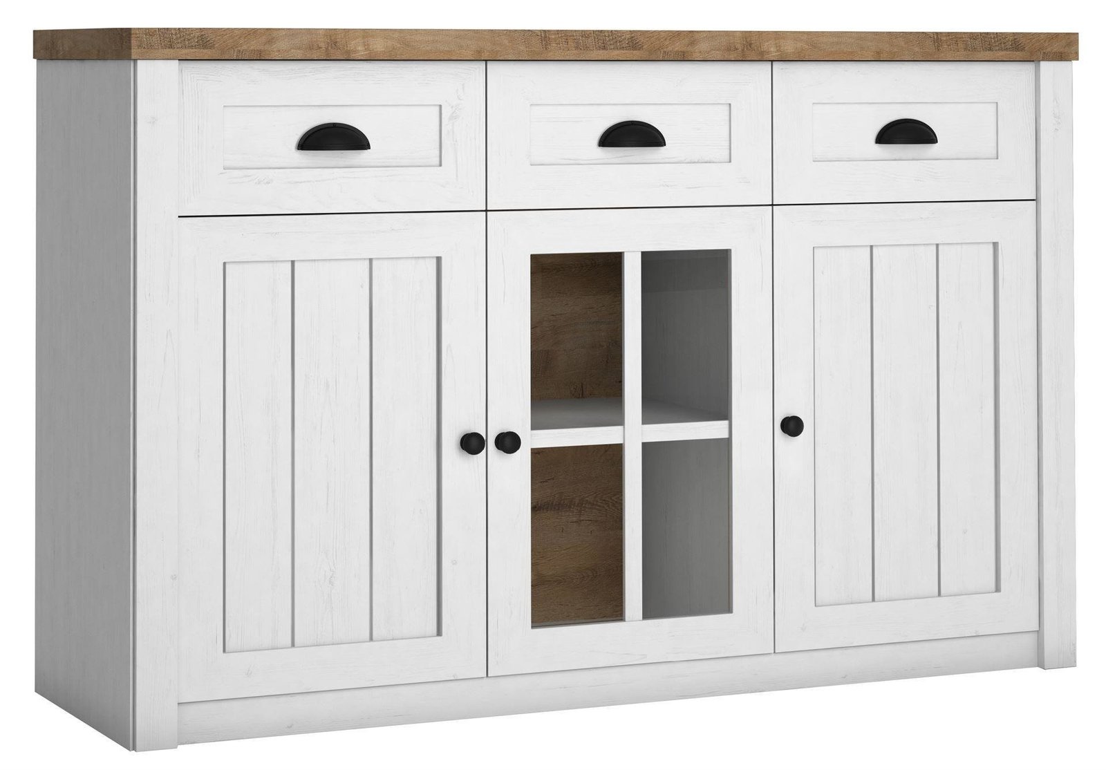 PROWANSJA Andersen K3S - 3-door, 3-drawer chest of drawers