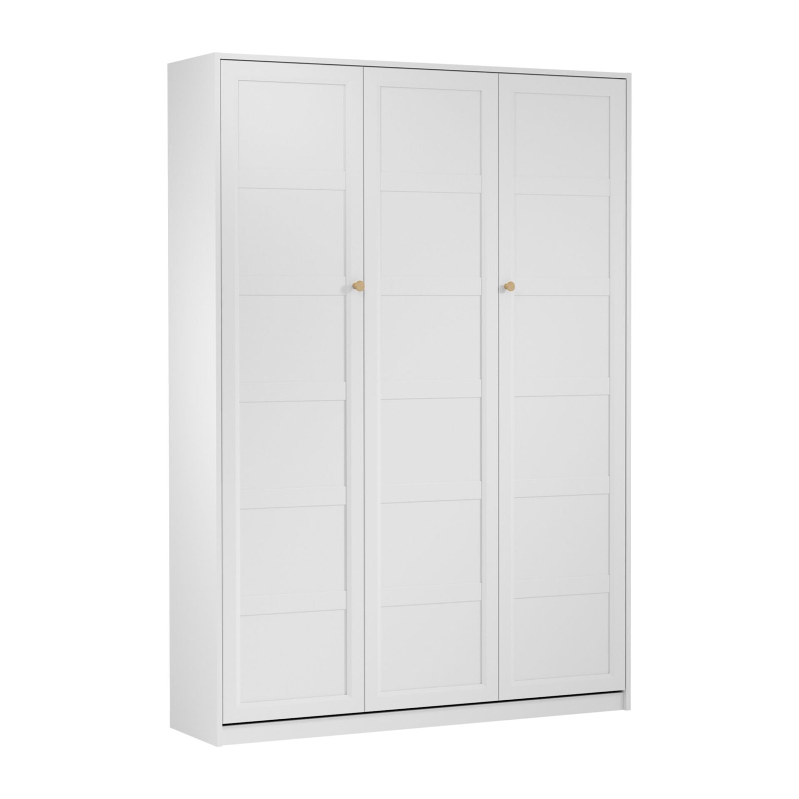 Rel PT140 - Wall bed 140 cm, white, platinum, matte