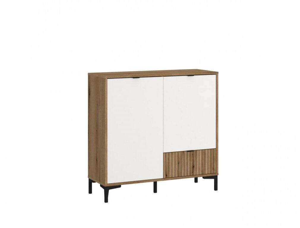 Ricko RIKK02 - 2D1S chest of drawers, white/oak, Coast Evoke