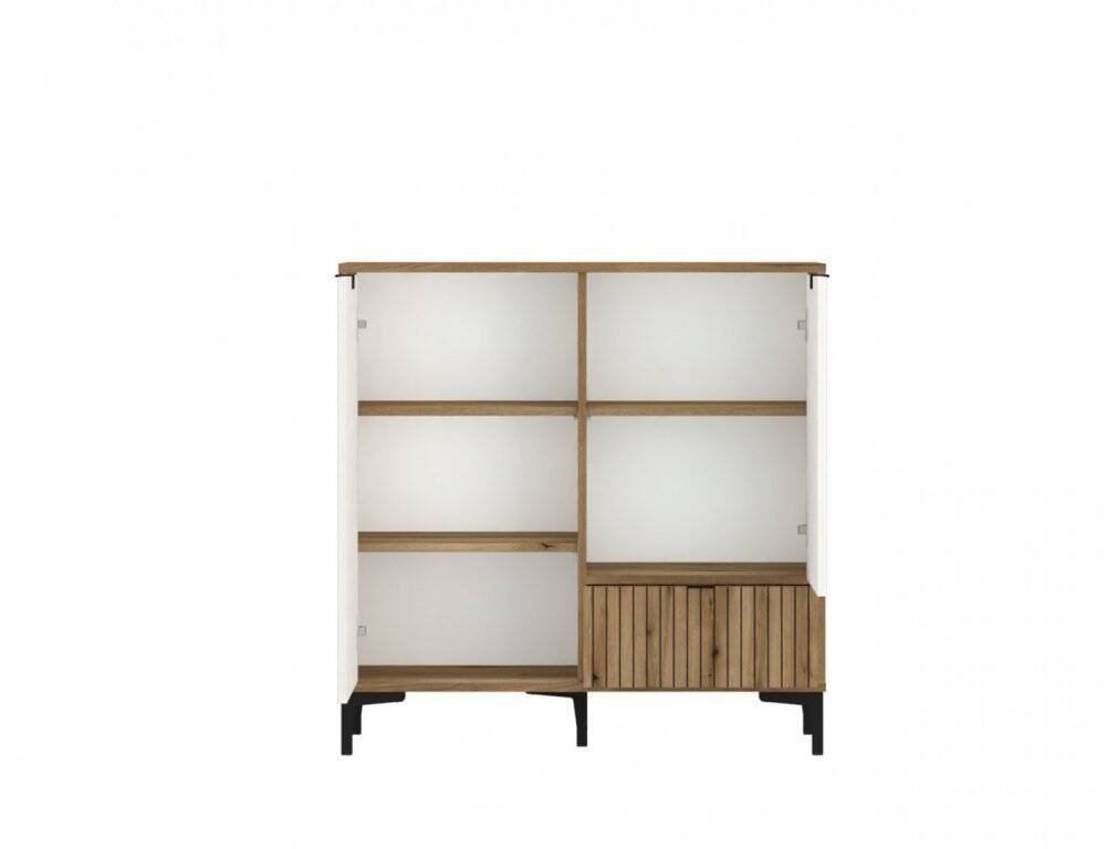 Ricko RIKK02 - 2D1S chest of drawers, white/oak, Coast Evoke - Image 2