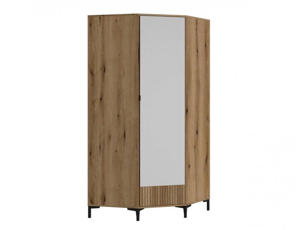 Ricko RIKS02 - Corner wardrobe 2D2S Oak color, "Coast Evoke"