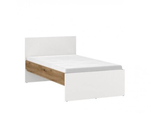 Ricko RIKZ01 – Bed 90 white/oak “Coast Evoke”