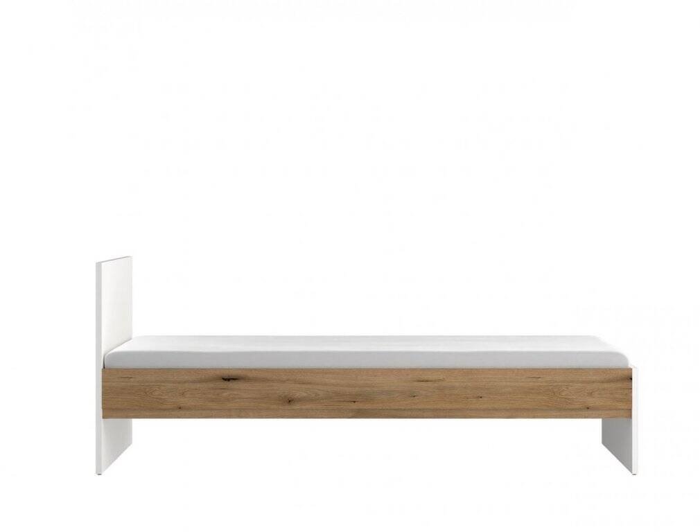 Ricko RIKZ02 - Bed 120 white/oak "Coast Evoke" - Image 2