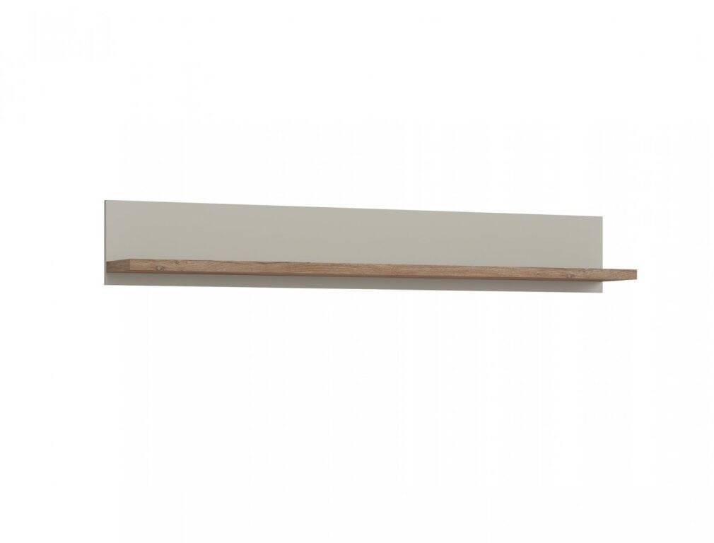 Rivero RIVP01 - Hanging shelf, gray/dark oak, Flagstaff color
