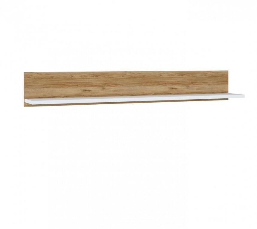 Salinas SAIP01 - Hanging shelf, white/Catania oak