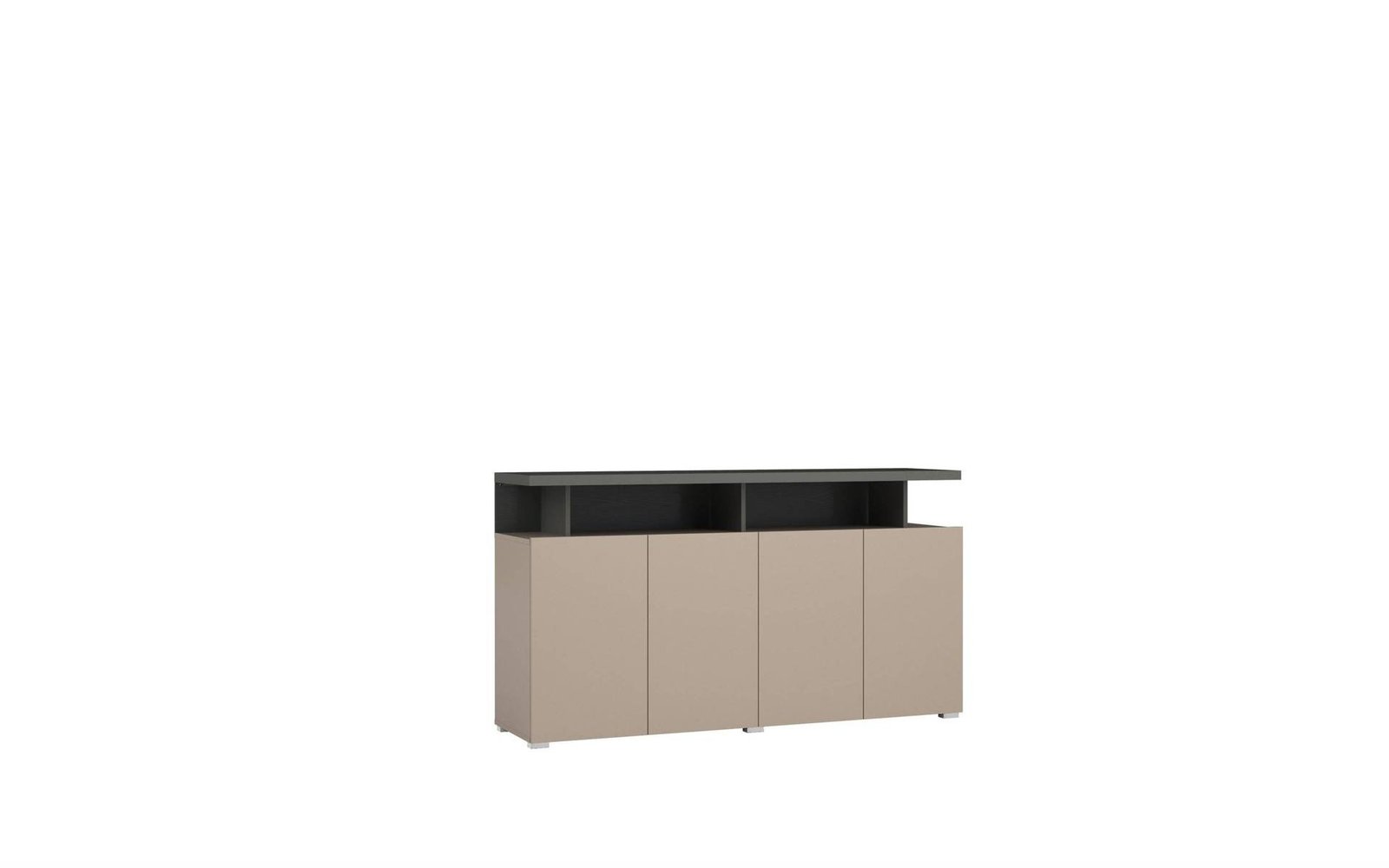 Serio – Congo chest of drawers with 4 doors, matt anthracite